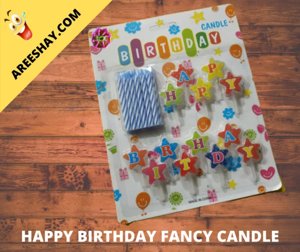 FANCY BIRTHDAY CANDLE SET