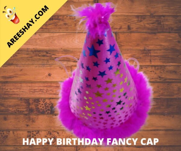 FANCY BIRTHDAY CAP PURPLE