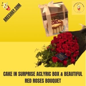 CAKE IN SURPRISE ACRYLIC GIFT BOX