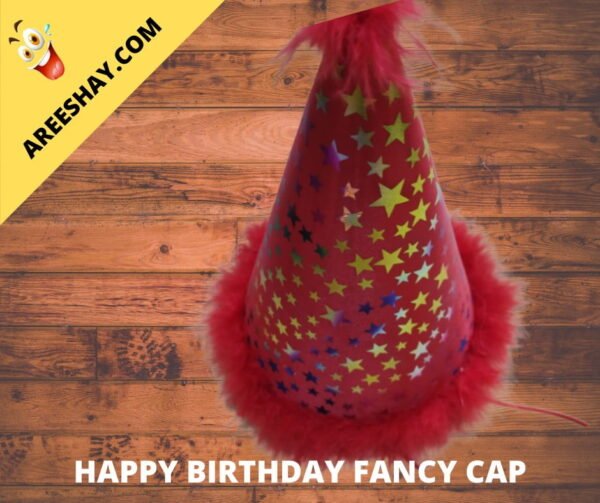 FANCY BIRTHDAY CAP RED