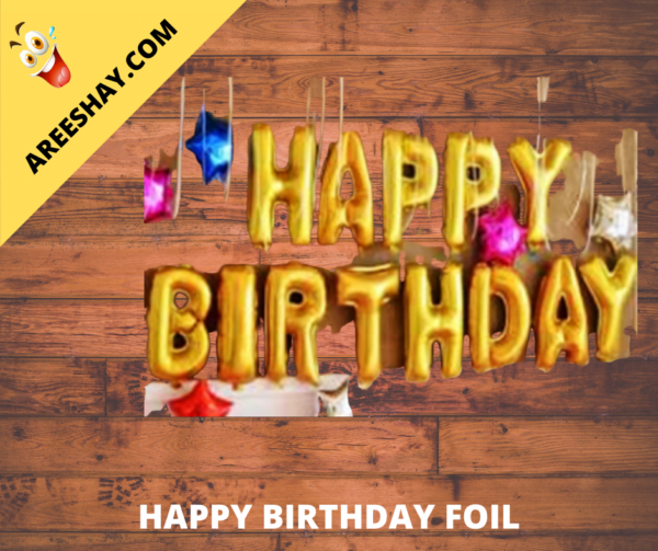 Foil Birthday Decorations Set