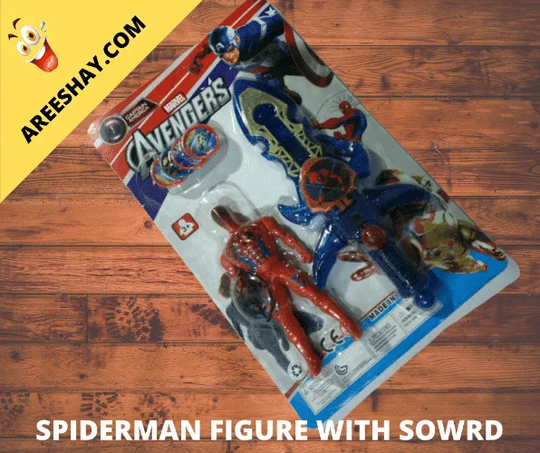 SPIDERMAN FIGURES PLAYSET WITH SWORD