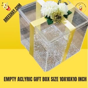 EMPTY ACRYLIC GIFT BOX