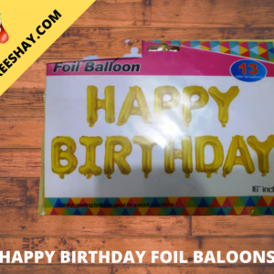 HAPPY BIRTHDAY FOIL BALLOONS PACK