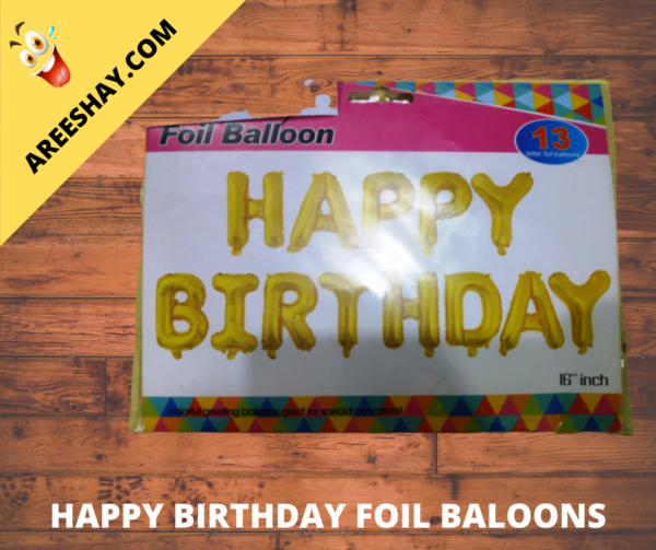 HAPPY BIRTHDAY FOIL BALLOONS PACK