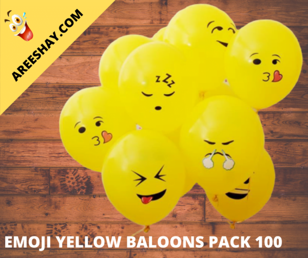 EMOJI BALLOONS PACK OF 10 PIECES