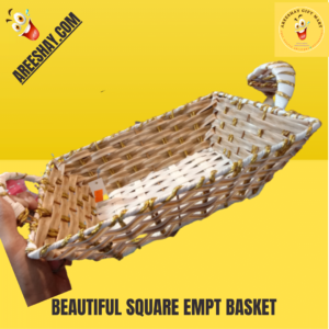 BEAUTIFUL SQUARE DESIGN EMPTY BASKET