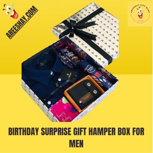 BIRTHDAY SURPRISE GIFT HAMPER BOX FOR MEN