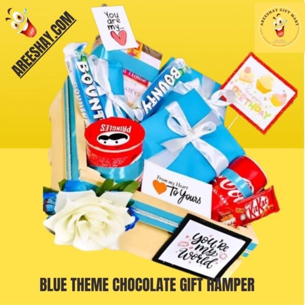 BLUE THEME CHOCOLATE GIFT HAMPER