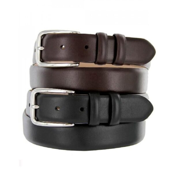 Black and Brown Leather Belt