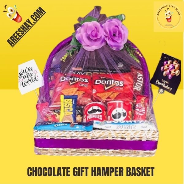 CHOCOLATE GIFT HAMPER BASKET