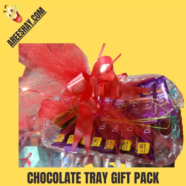 BUY CHOCOLATE GIFT TRAY WITH FLOWER | GIFT BASKETS