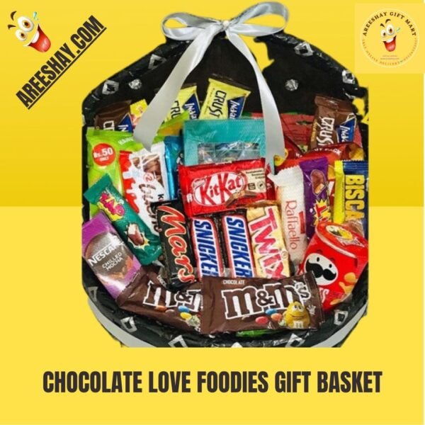 CHOCOLATE LOVE FOODIES GIFT BASKET