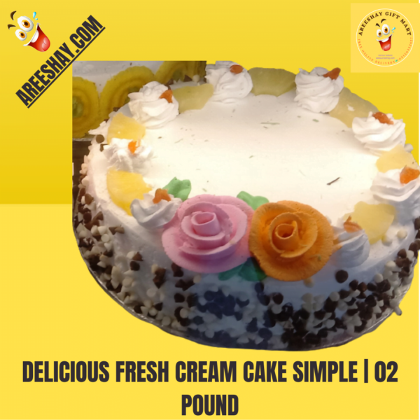 DELICIOUS FRESH CREAM CAKE SIMPLE | 02 POUNDS