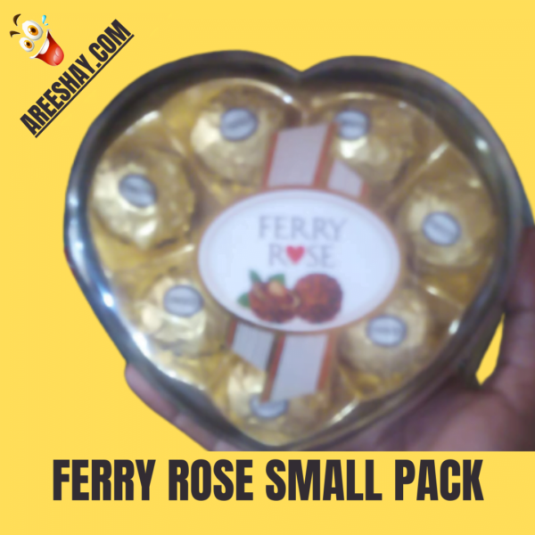 Ferry Rose Small Size Heart Shape Chocolate Pack