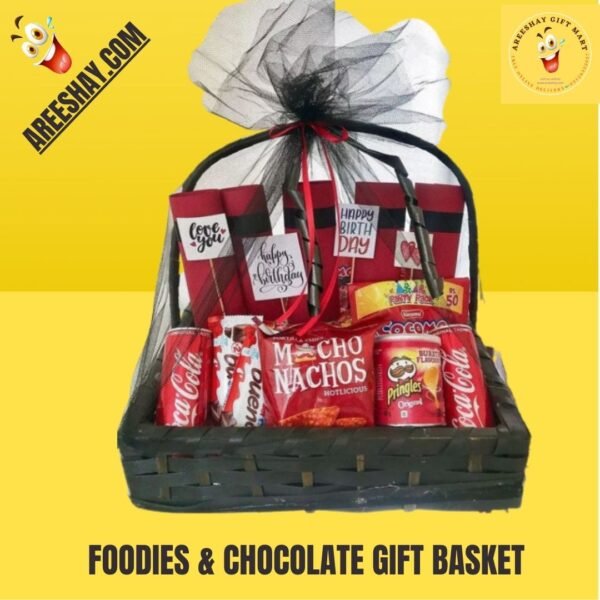 FOODIES & CHOCOLATE GIFT BASKET