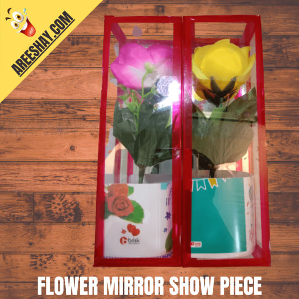 FLOWER MIRROR SHOW PIECE