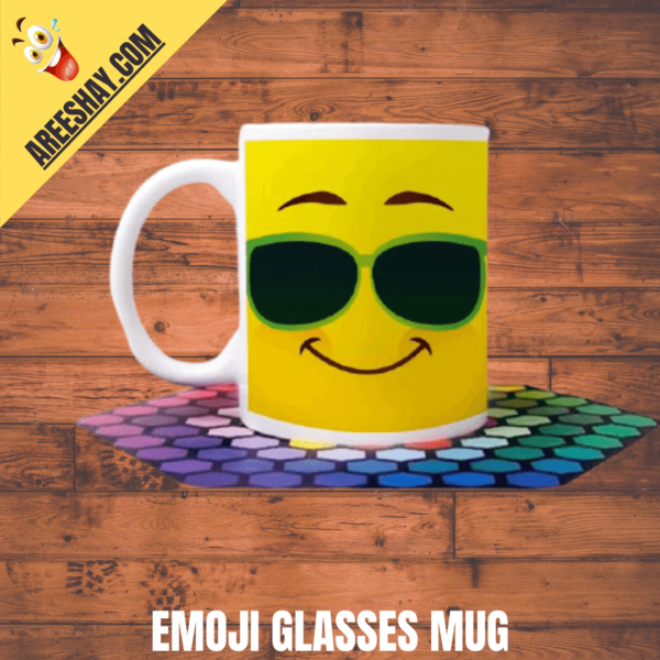 EMOJI GLASSES MUG