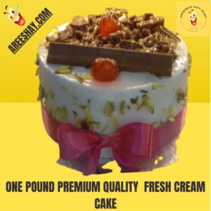 ONE POUND PREMIUM QUALITY FRESH CREAM CAKE