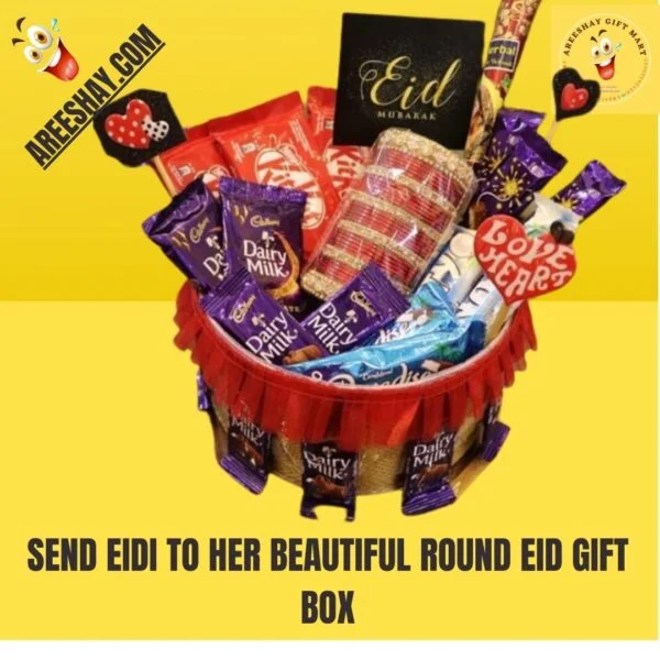 SEND EIDI TO HER BEAUTIFUL ROUND EID GIFT BOX