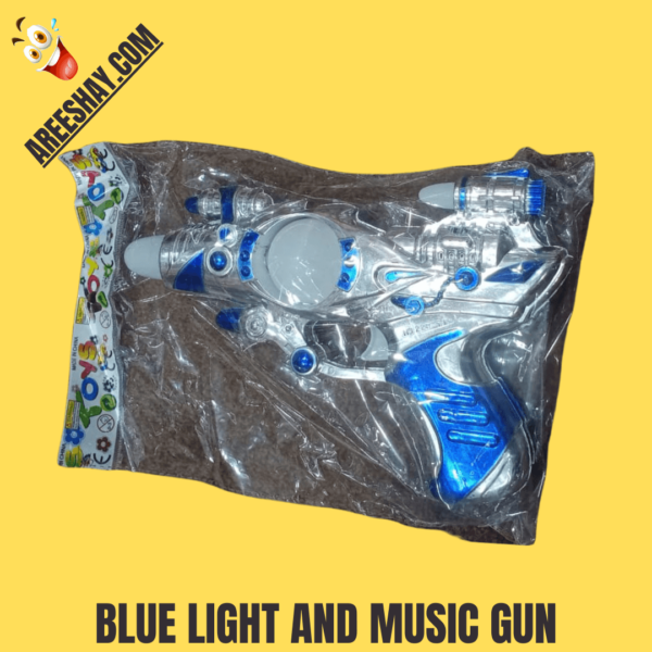 BLUE LIGHT AND MUSIC GUN