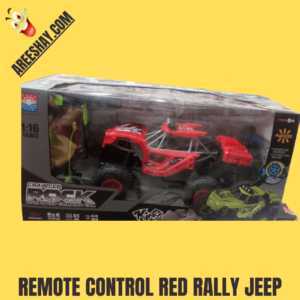 REMOTE CONTROL RED RALLY JEEP