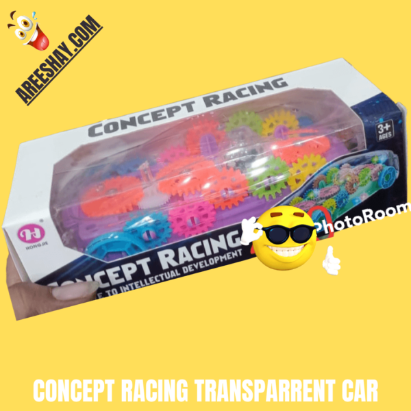 CONCEPT RACING TRANSPARENT CAR PREMIUM QUALITY TOY