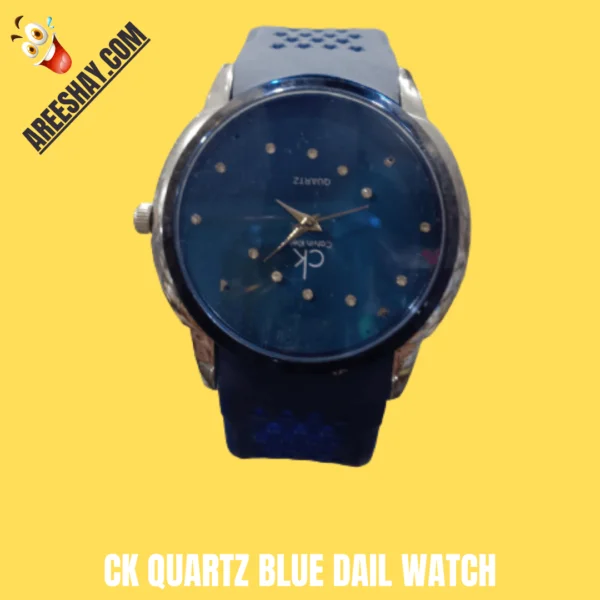 CK QUARTZ BLUE DAIL WATCH