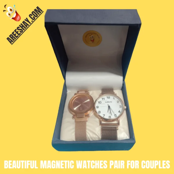 BEAUTIFUL MAGNETIC WATCHES PAIR FOR COUPLES