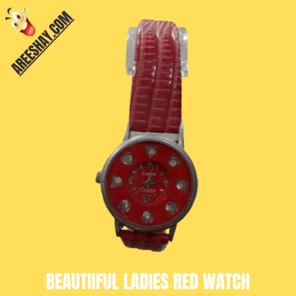 BEAUTIFUL LADIES RED WATCH