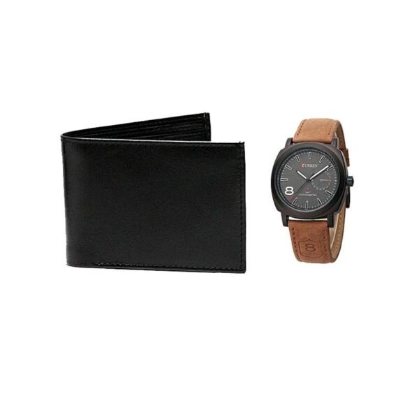 Watch & Black Wallet