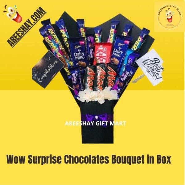 Wow Surprise Chocolates Bouquet in Box