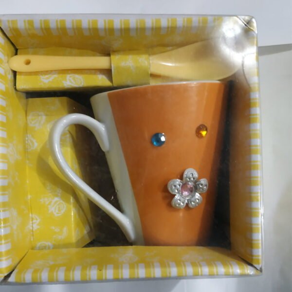 Yellow Mug With Spoon