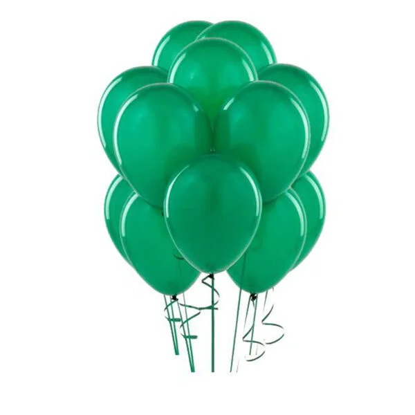 Green Balloons 100 pcs