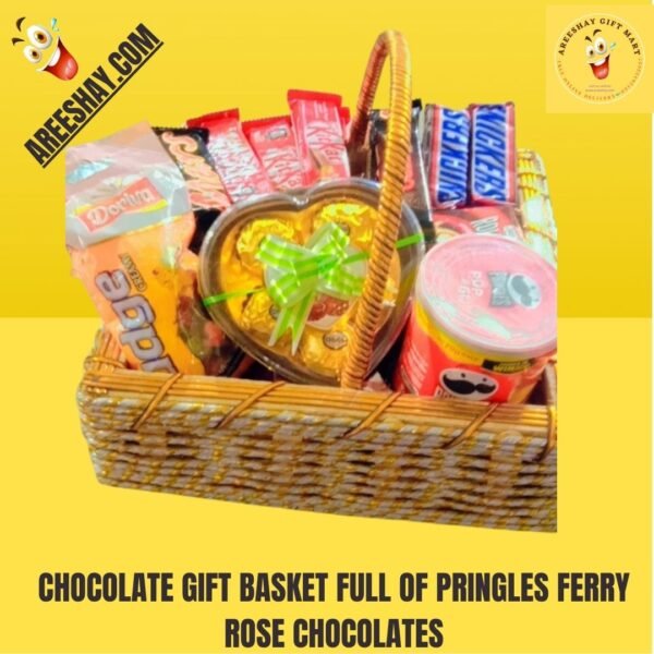 CHOCOLATE-GIFT-BASKET-FULL-OF-PRINGLES-FERRY-ROSE-CHOCOLATES.