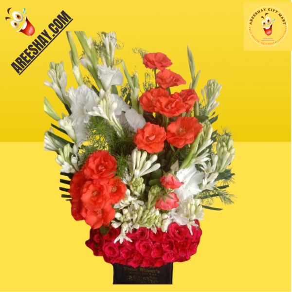 IMPORTED QUALITY FRESH FLOWERS BOX BOUQUET