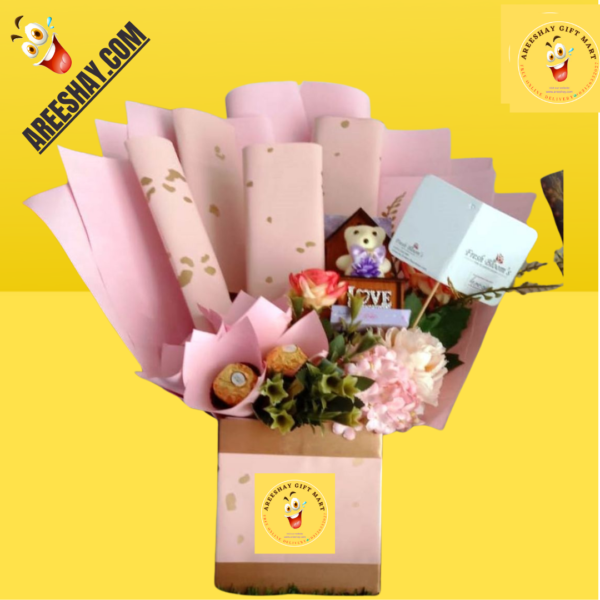 PREMIUM QUALITY PINK THEME GIFT HAMPER