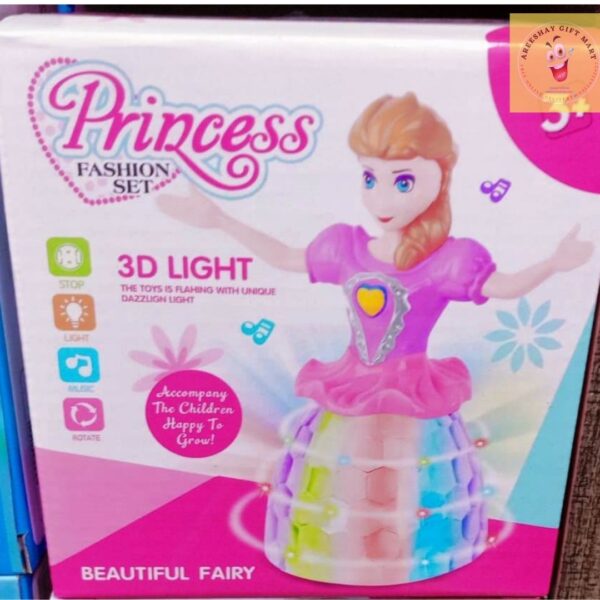PRINCESS FASHION SET 3D LIGHT DOLL
