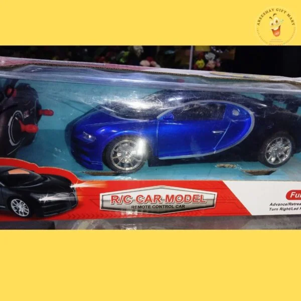 REMOTE CONTROL MODEL CAR BLUE