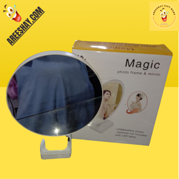 MAGIC MIRROR ROUND SHAPE PHOTO FRAME