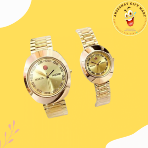 BEAUTIFUL PAIR WATCH GOLDEN COLOUR