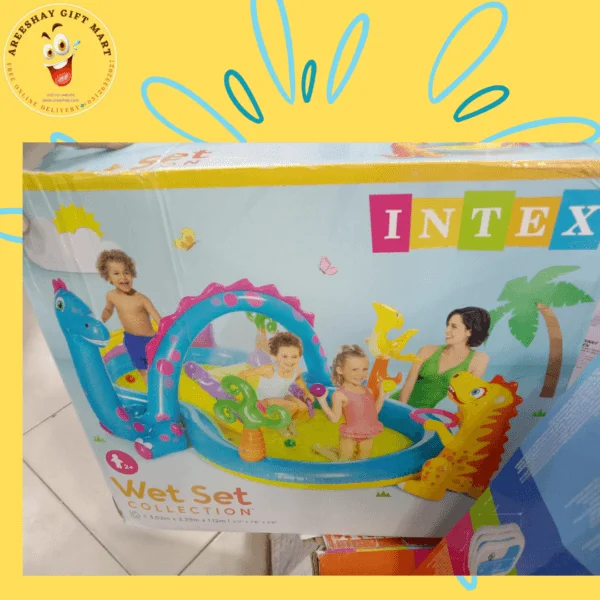 BIG FAIMILY INTEX QUALITY POOL FOR KIDS SIZE 9' 11'' X 7' 6'' X 3' 9''