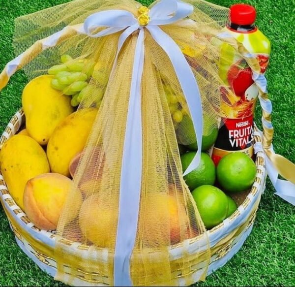 FRUIT GIFT BASKET GET WELL SOON GIFT