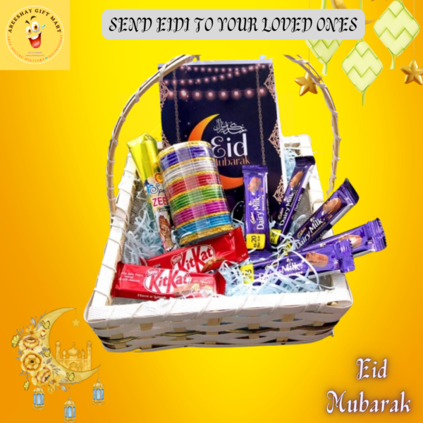 EID MUBARAK GIFT BASKET FOR HER WITH BANGLES