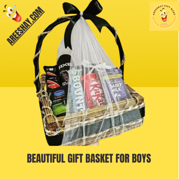 BEAUTIFUL GIFT BASKET FOR BOYS