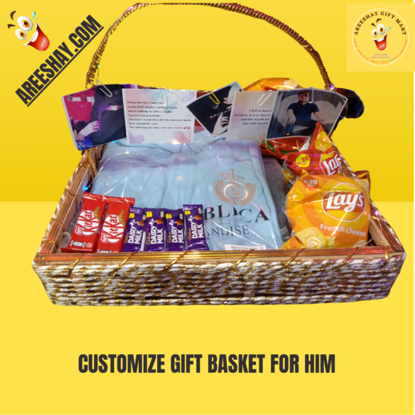 CUSTOMIZE GIFT BASKET FOR HIM