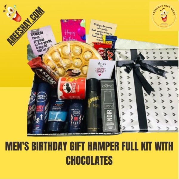 MEN'S BIRTHDAY GIFT HAMPER FULL KIT WITH CHOCOLATES