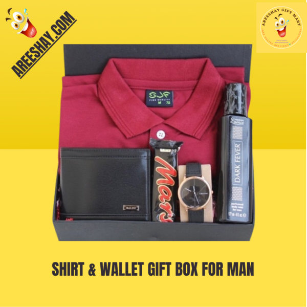 SHIRT & WALLET GIFT BOX FOR MAN