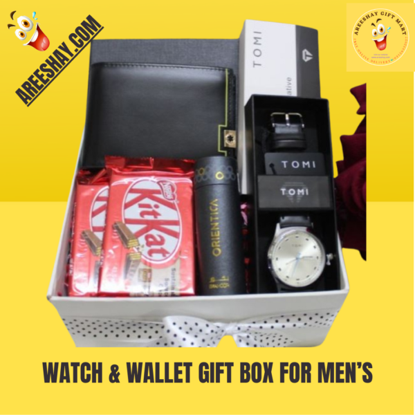 WATCH & WALLET GIFT BOX FOR MEN’S