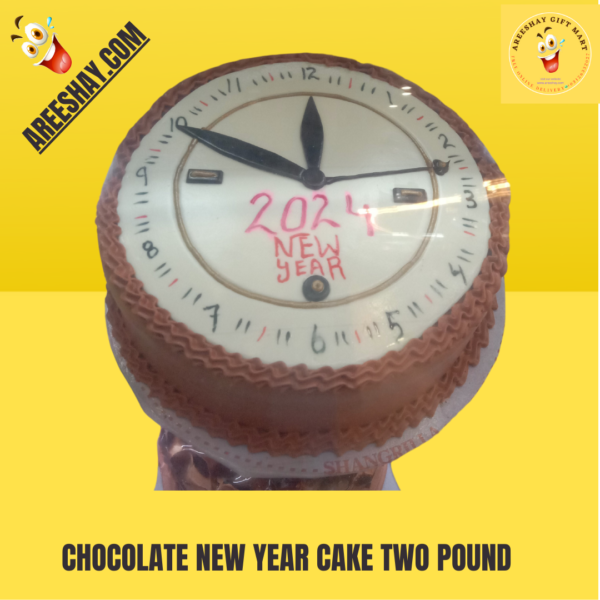 CHOCOLATE NEW YEAR CAKE TWO POUND